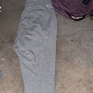 Grey sweatpants